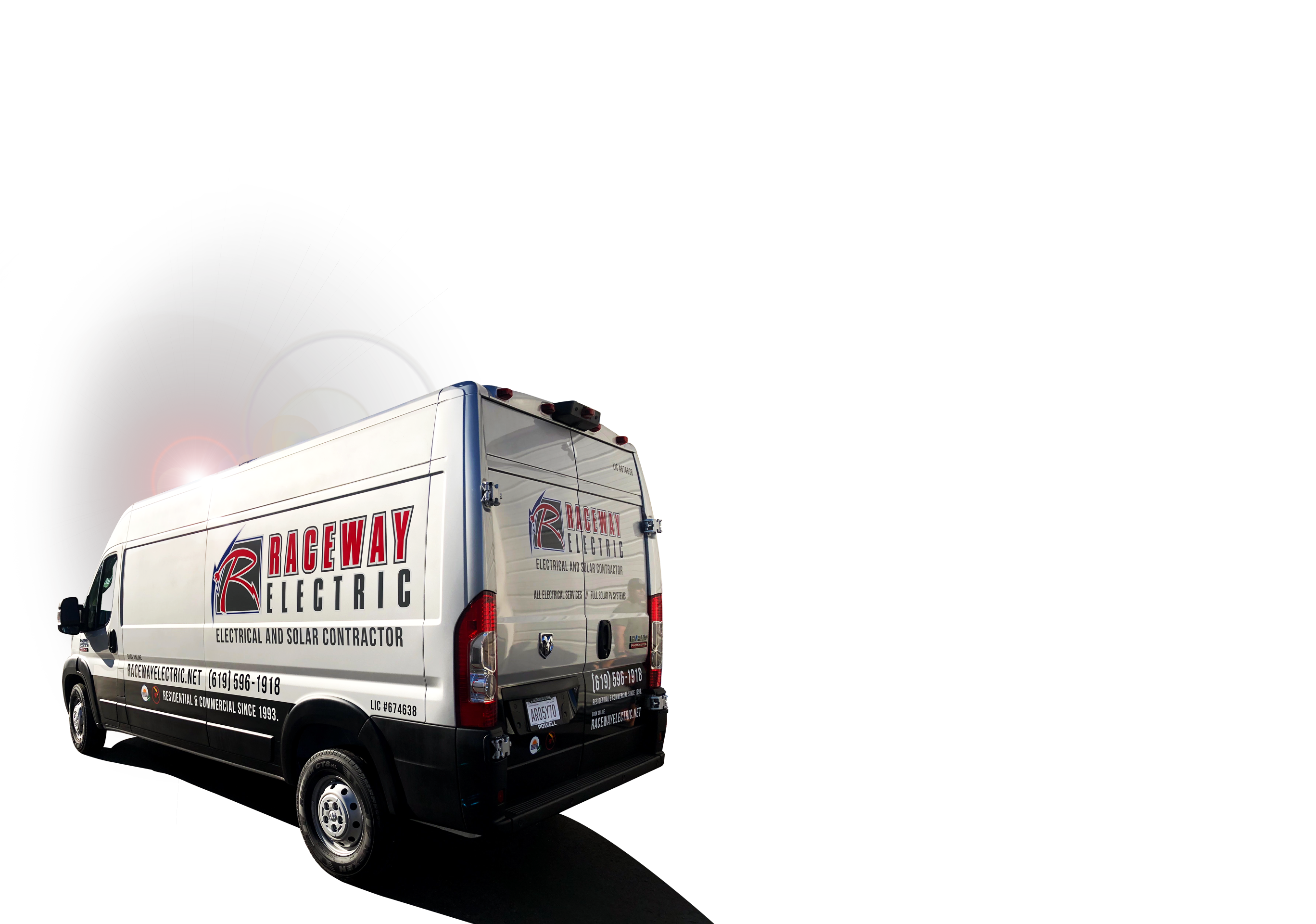 Raceway Electric service van