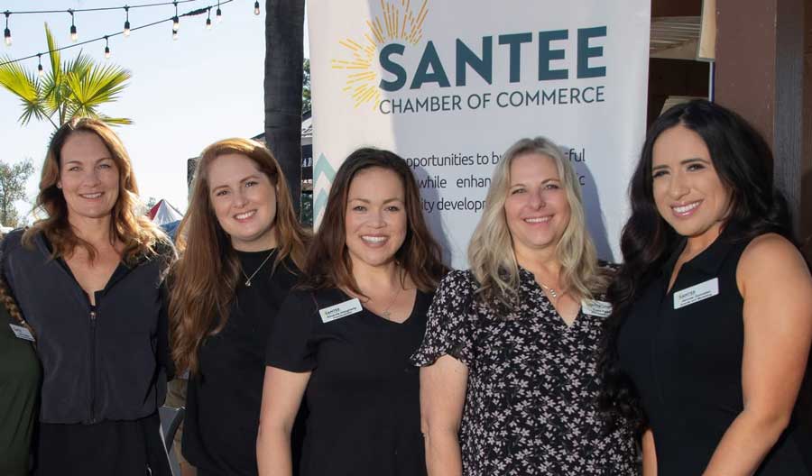 Raceway Electric team at a Santee Chamber of Commerce event