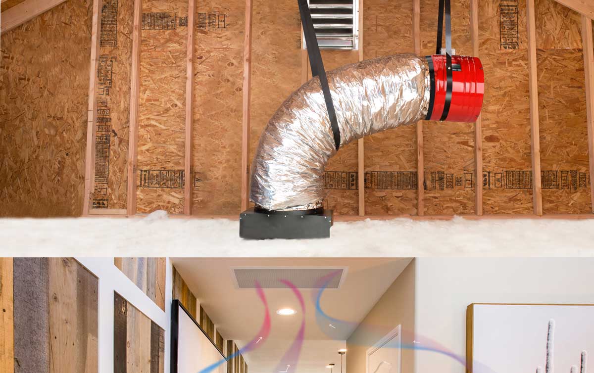 QuietCool Whole House Fans | Raceway Electric & Solar