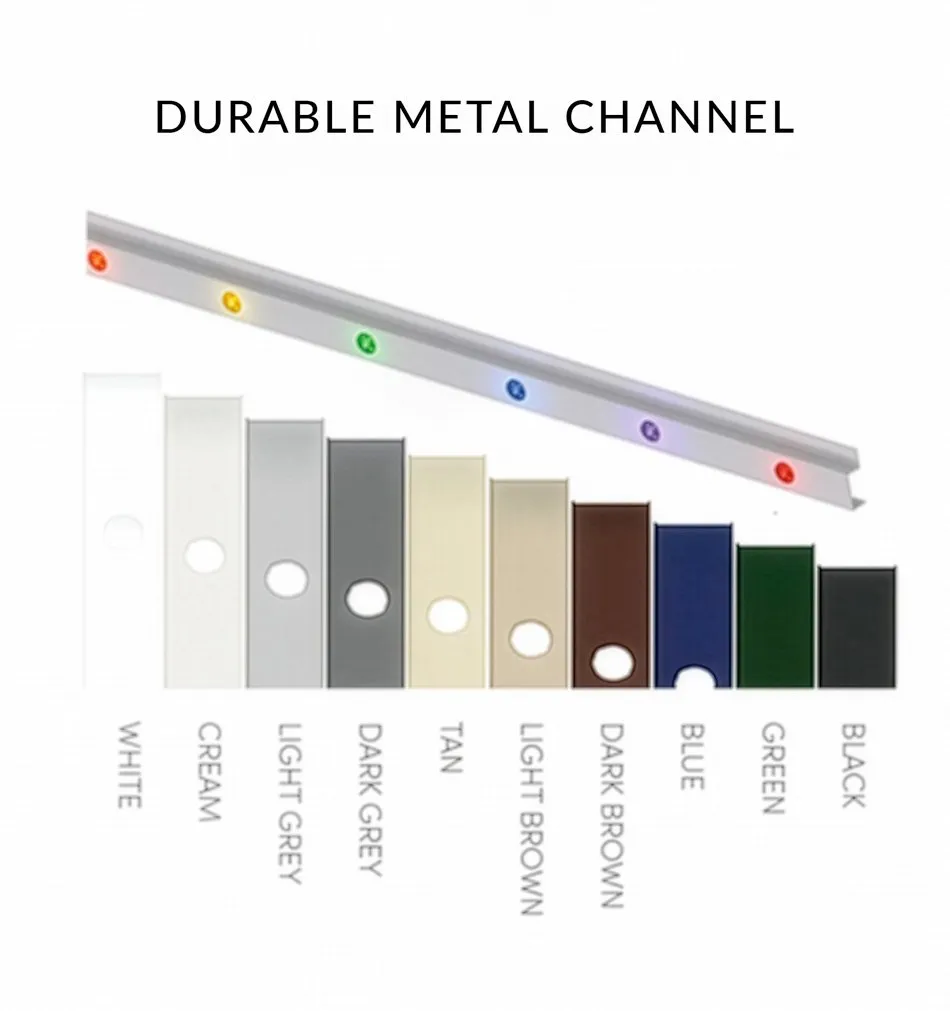 Oelo permanent lighting track color options matched to home trim